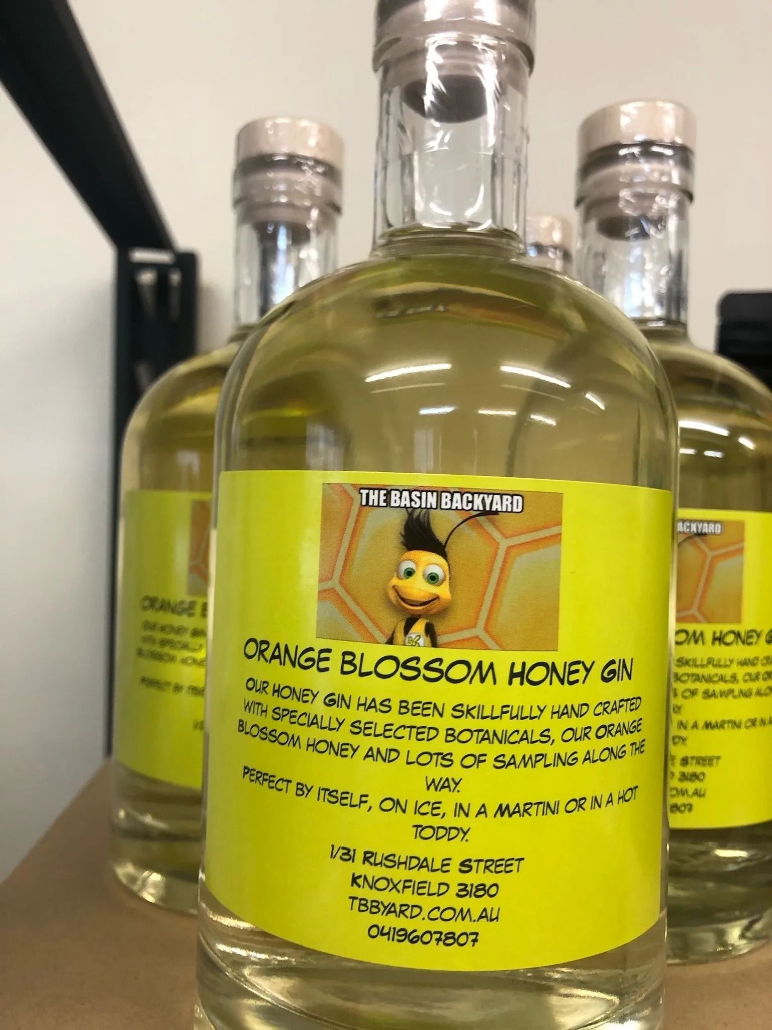 Honey Alcohol Products The Basin Backyard